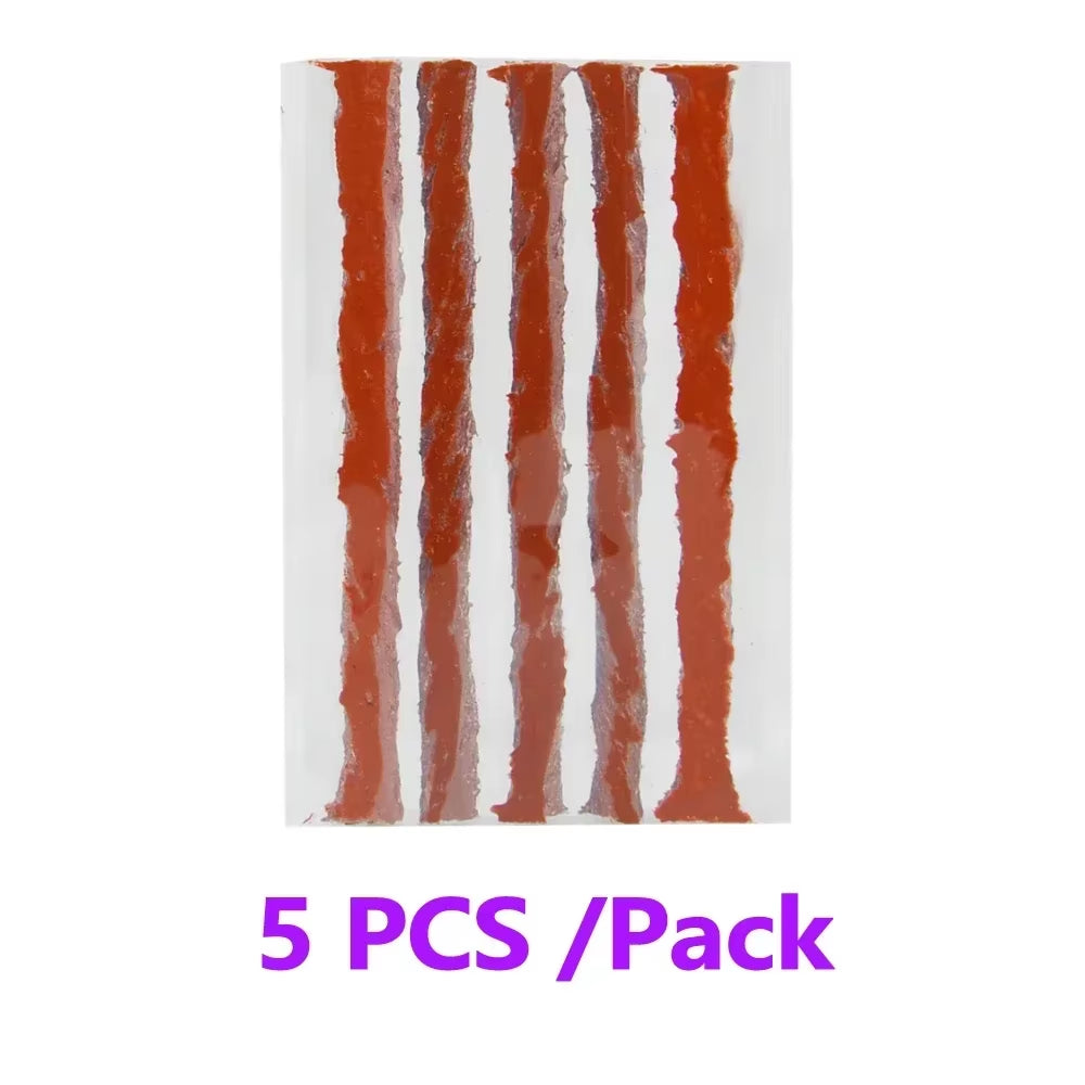 Car Motorcycle Tire Repair Kit Puncture Plug Tools Tyre Puncture Emergency for Tire Strips Stirring Glue Repair Tool Kit