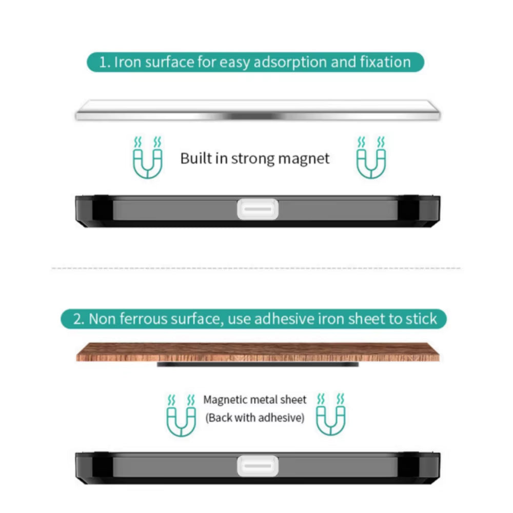 4PCS Magnetic Led Interior Car Wireless Adhesive LED Light Neon Car Door Lights LED Welcome Light Anti-Collision Strobe Lights